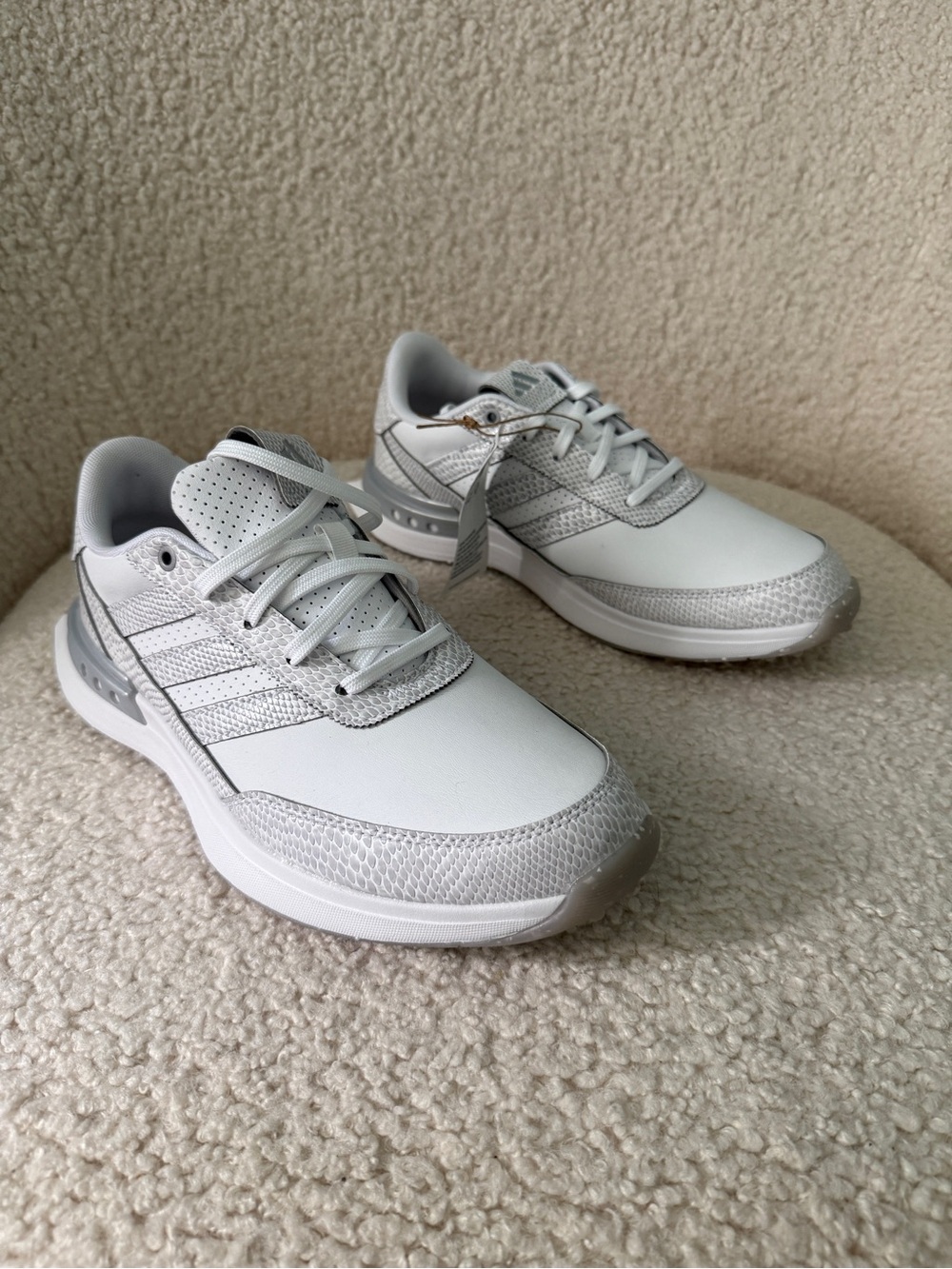 Adidas W S2G SL Leather 25 White Golf Shoes